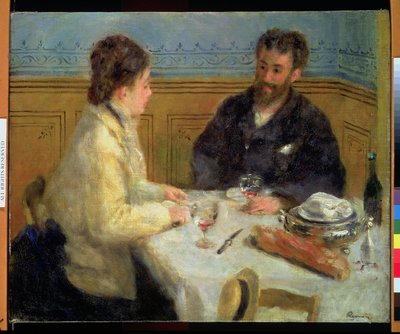 De lunch door Pierre Auguste Renoir